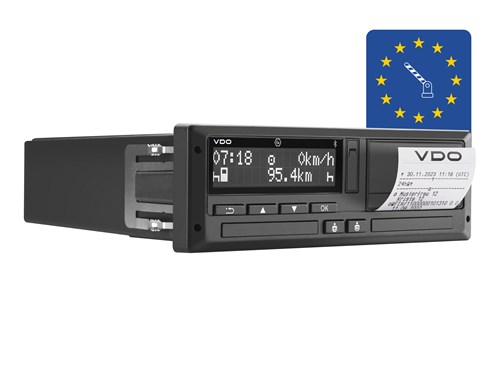 Der neue VDO DTCO 4.1 erfüllt als intelligenter Tachograph alle Vorgaben des EU Mobilitätspakets I. 