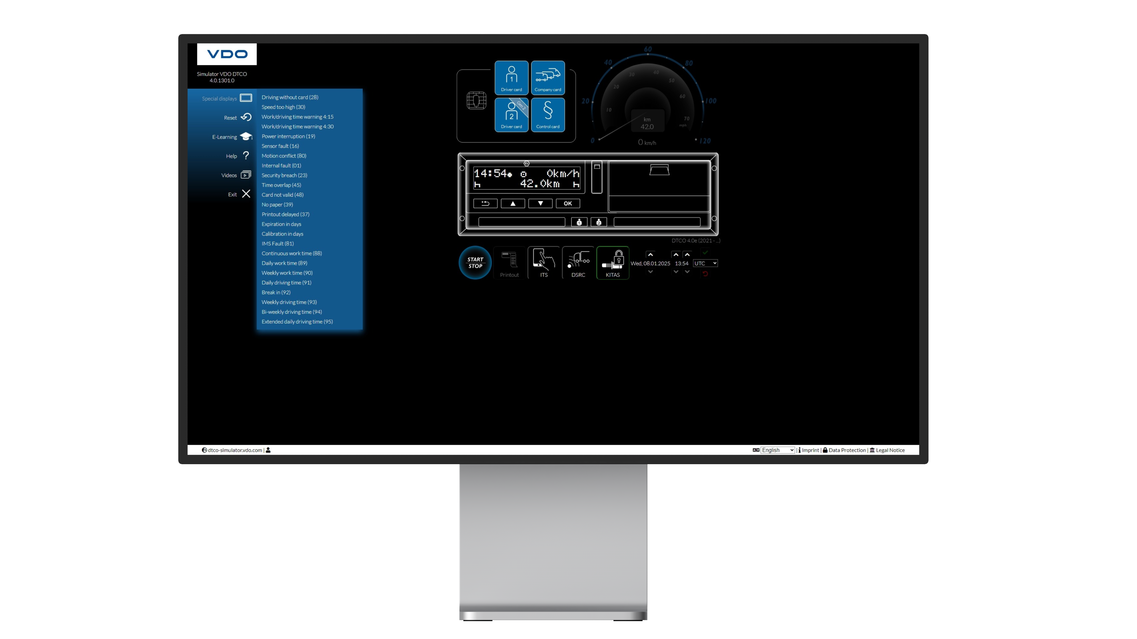 DTCO Simulator Special Displays En